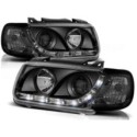 Kit feux phares avant VW polo 6n 10.94-09.99 hatchback daylight noir
